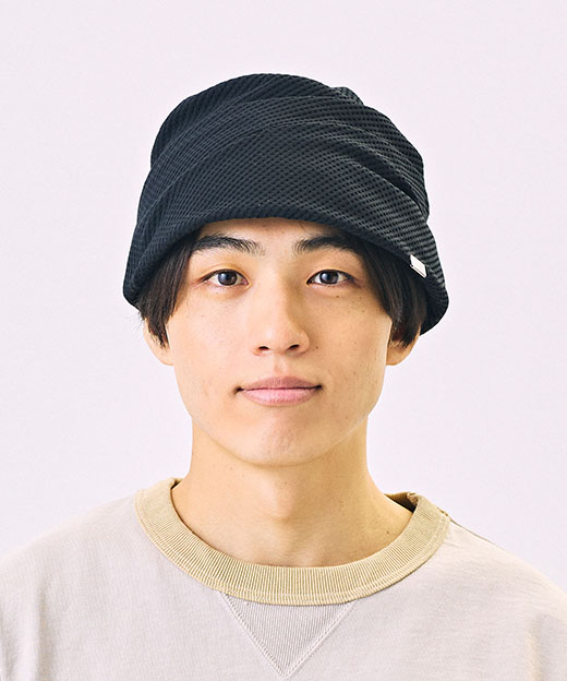 モデル頭囲：58cm 着用サイズ：ONESIZE