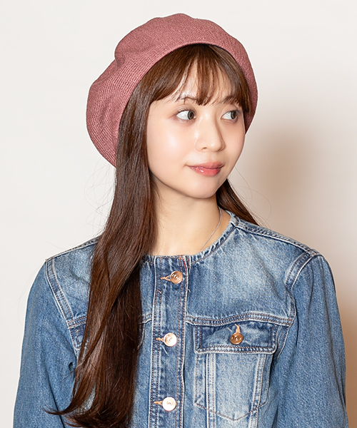 モデル頭囲：56cm 着用サイズ：ONESIZE