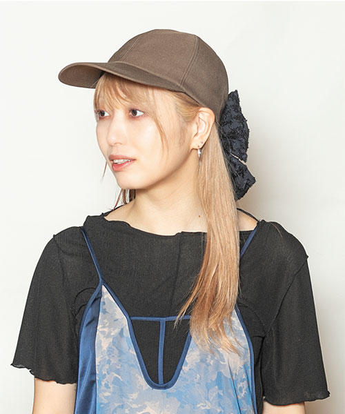 モデル頭囲：58cm 着用サイズ：ONESIZE