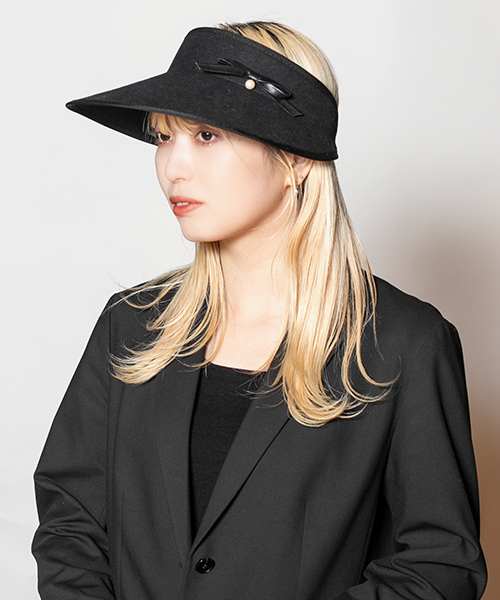 モデル頭囲：58cm 着用サイズ：ONESIZE