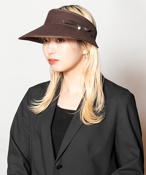 モデル頭囲：58cm 着用サイズ：ONESIZE