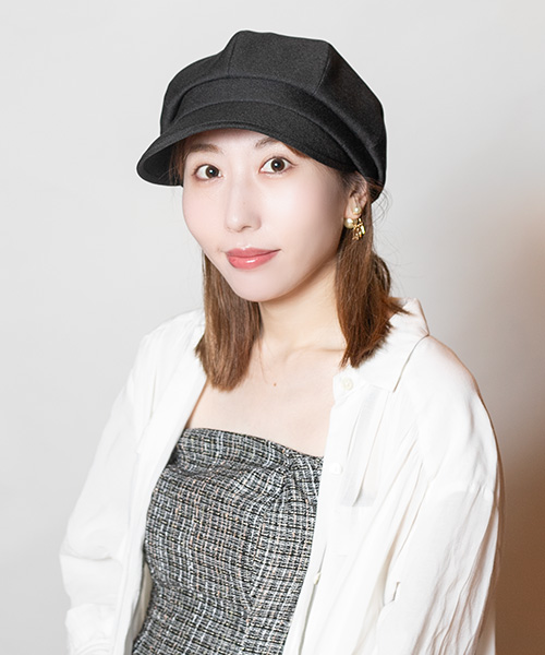 モデル頭囲：56cm 着用サイズ：ONESIZE