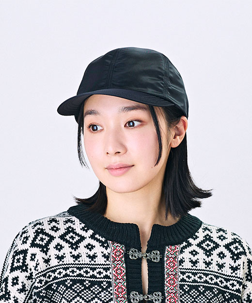 BLACK　モデル頭囲：55.5cm