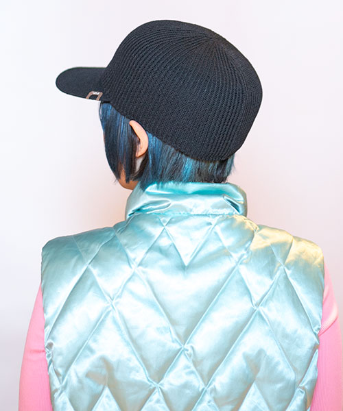 モデル頭囲：54cm 着用サイズ：ONESIZE