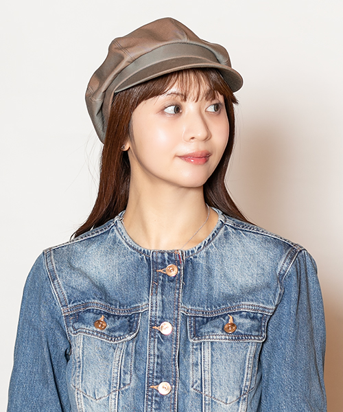 モデル頭囲：56cm 着用サイズ：ONESIZE