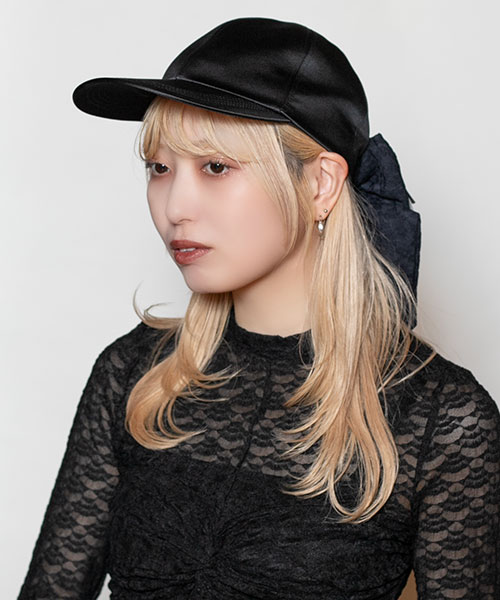 モデル頭囲：58cm 着用サイズ：ONESIZE