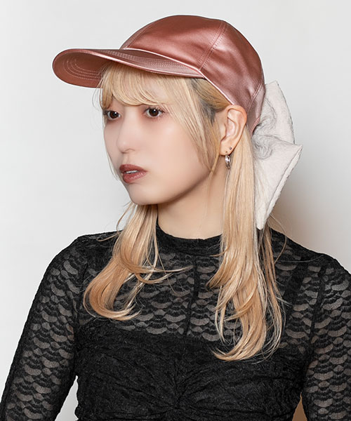 モデル頭囲：58cm 着用サイズ：ONESIZE