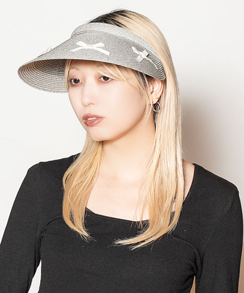 モデル頭囲：58cm 着用サイズ：ONESIZE