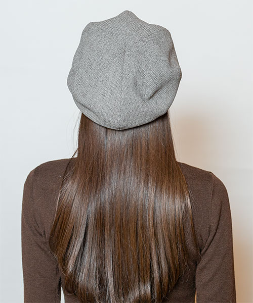 モデル頭囲：56cm 着用サイズ：ONESIZE