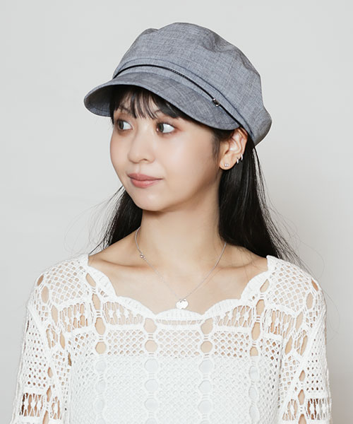 モデル頭囲：56cm 着用サイズ：ONESIZE