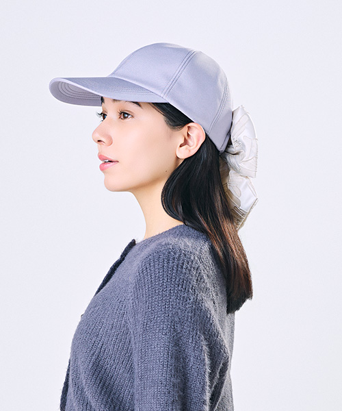モデル頭囲：56cm 着用サイズ：ONESIZE