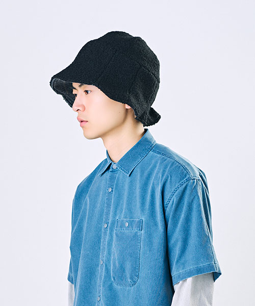 モデル頭囲：58cm 着用サイズ：ONESIZE