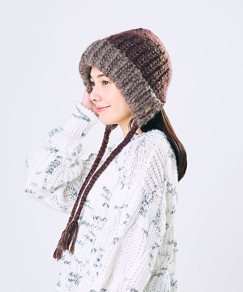 モデル頭囲：56cm 着用サイズ：ONESIZE