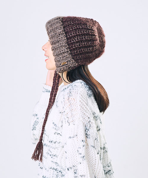 モデル頭囲：56cm 着用サイズ：ONESIZE