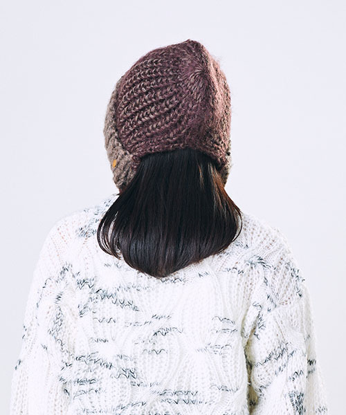 モデル頭囲：56cm 着用サイズ：ONESIZE