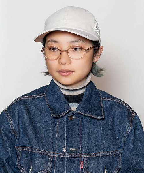モデル頭囲：54cm 着用サイズ：ONESIZE