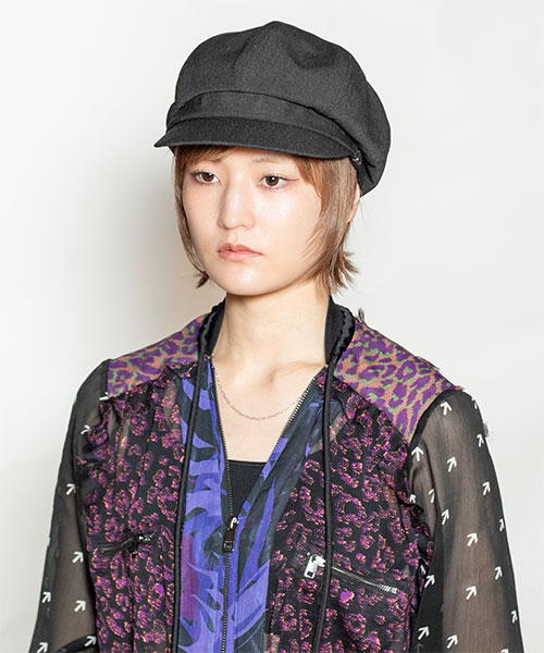モデル頭囲：55cm 着用サイズ：ONESIZE