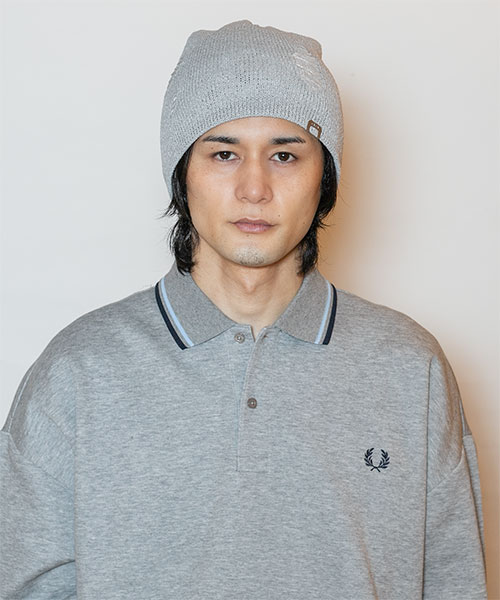 モデル頭囲：58cm 着用サイズ：ONESIZE