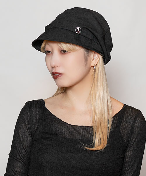 モデル頭囲：58cm 着用サイズ：ONESIZE