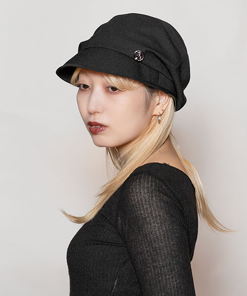 モデル頭囲：58cm 着用サイズ：ONESIZE