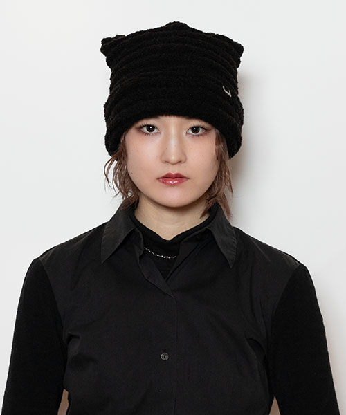 モデル頭囲：55cm 着用サイズ：ONESIZE