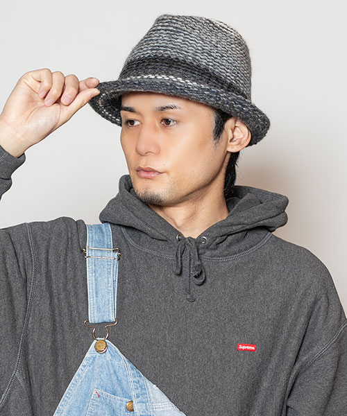 モデル頭囲：58cm 着用サイズ：ONESIZE