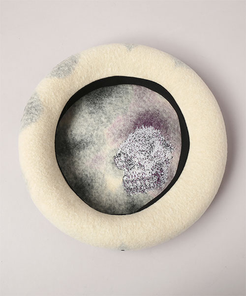 CA4LA CF SKULL PAINTING BERET