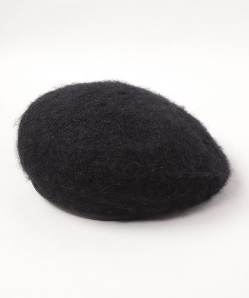 CF ALPACA PIPING BERET 3 BLACK ONESIZE