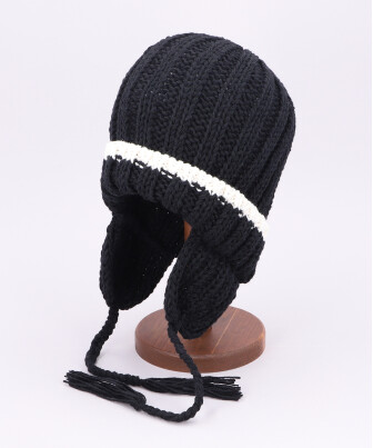 品質保証 EG 帽子通販 ニットキャップ PINK): WATCH(ONESIZE EARFLAP 帽子
