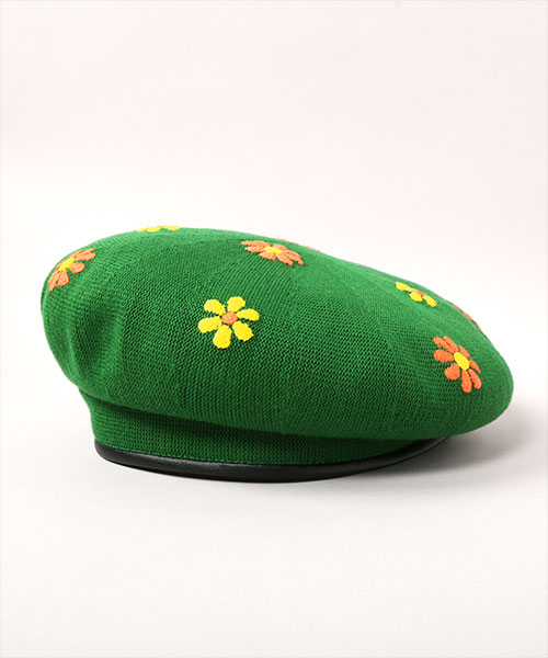 CF FLOWER PT BERET BLUE ONESIZE