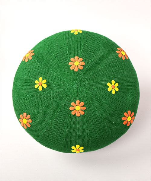 CF FLOWER PT BERET BLUE ONESIZE