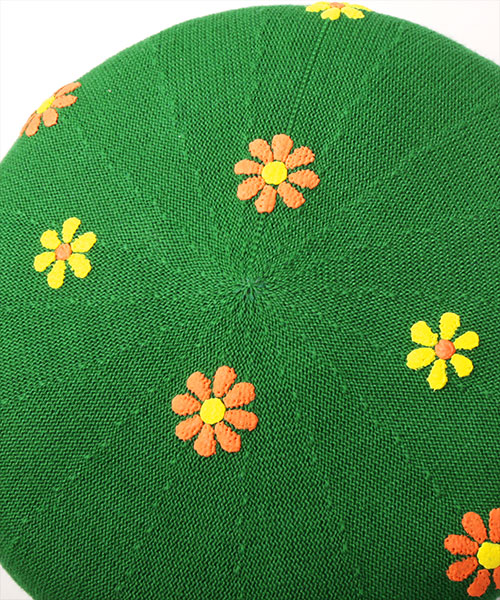CF FLOWER PT BERET BLUE ONESIZE
