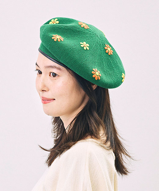 モデル頭囲：53cm 着用サイズ：ONESIZE