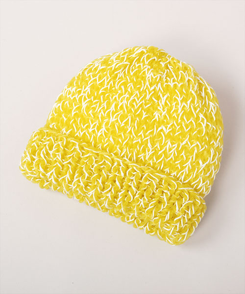 HAND KNITTED TUBE WATCH YELLOW ONESIZE