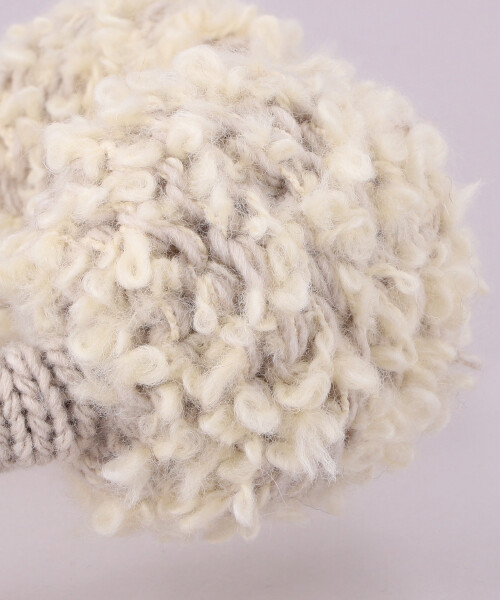 HAND KNITTED EARMUFFS WHITE ONESIZE