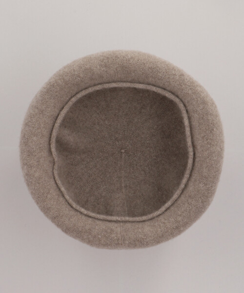 CASHMERE BERET BEIGE ONESIZE