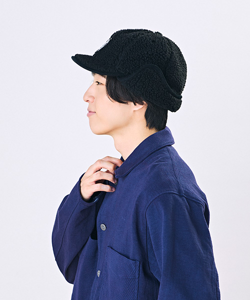 モデル頭囲：58cm 着用サイズ：ONESIZE