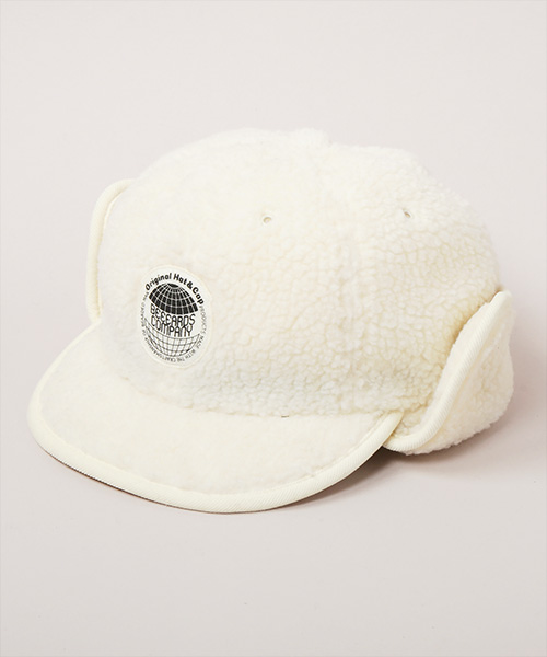 BOA EARFLAP CAP BLACK ONESIZE