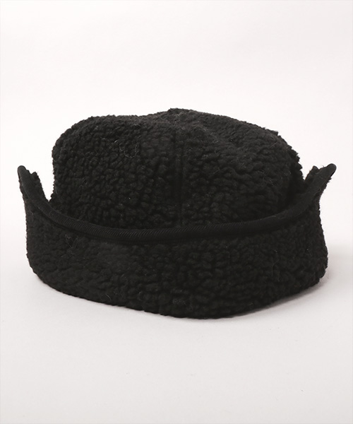 BOA EARFLAP CAP BLACK ONESIZE