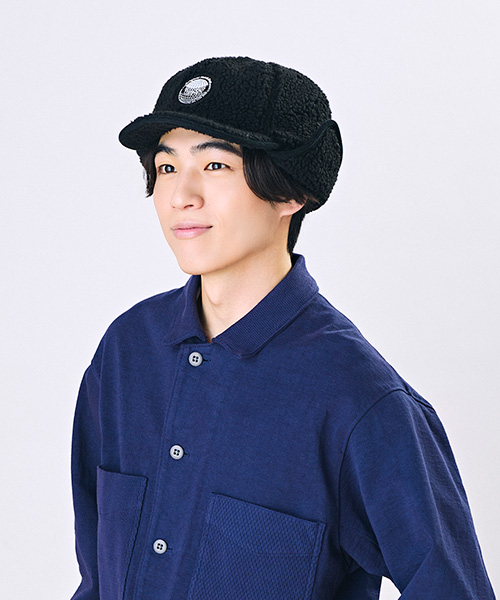 モデル頭囲：58cm 着用サイズ：ONESIZE