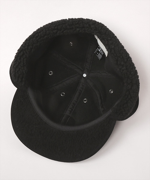 BOA EARFLAP CAP BLACK ONESIZE