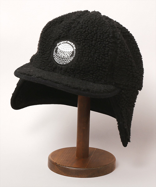 BOA EARFLAP CAP BLACK ONESIZE