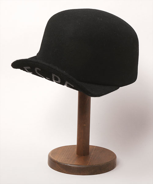 CF PRINTED BRIM FELT CAP BLACK ONESIZE