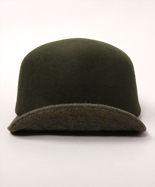 CF PRINTED BRIM FELT CAP BLACK ONESIZE