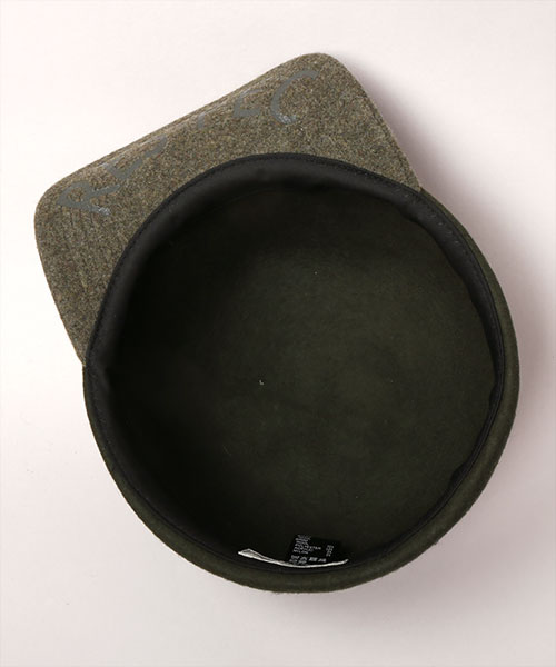 CF PRINTED BRIM FELT CAP BLACK ONESIZE