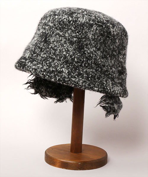 NODIA Color Base BLACK BK 2個セット CF BASQUE EARFLAP HAT(ONESIZE BLACK): ハット｜帽子通販