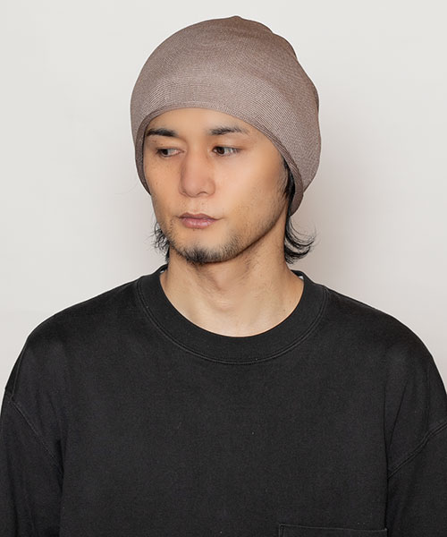 SILK MISSILE LONG10(ONESIZE KHAKI): ニットキャップ｜帽子通販