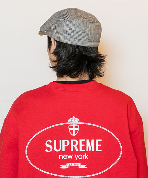 モデル頭囲：58cm 着用サイズ：ONESIZE