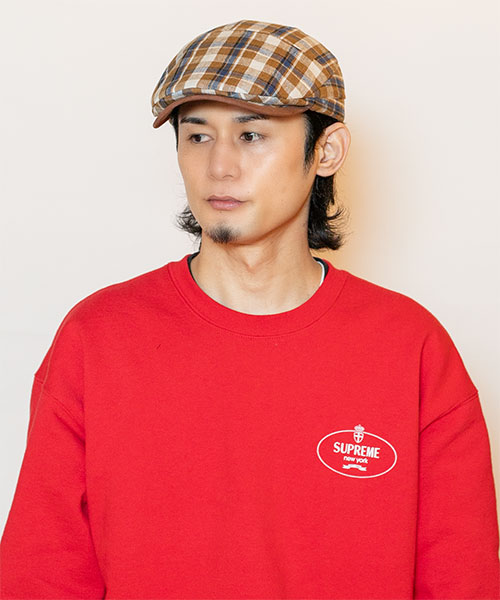 モデル頭囲：58cm 着用サイズ：ONESIZE