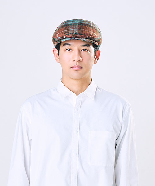 モデル頭囲：56cm 着用サイズ：ONESIZE